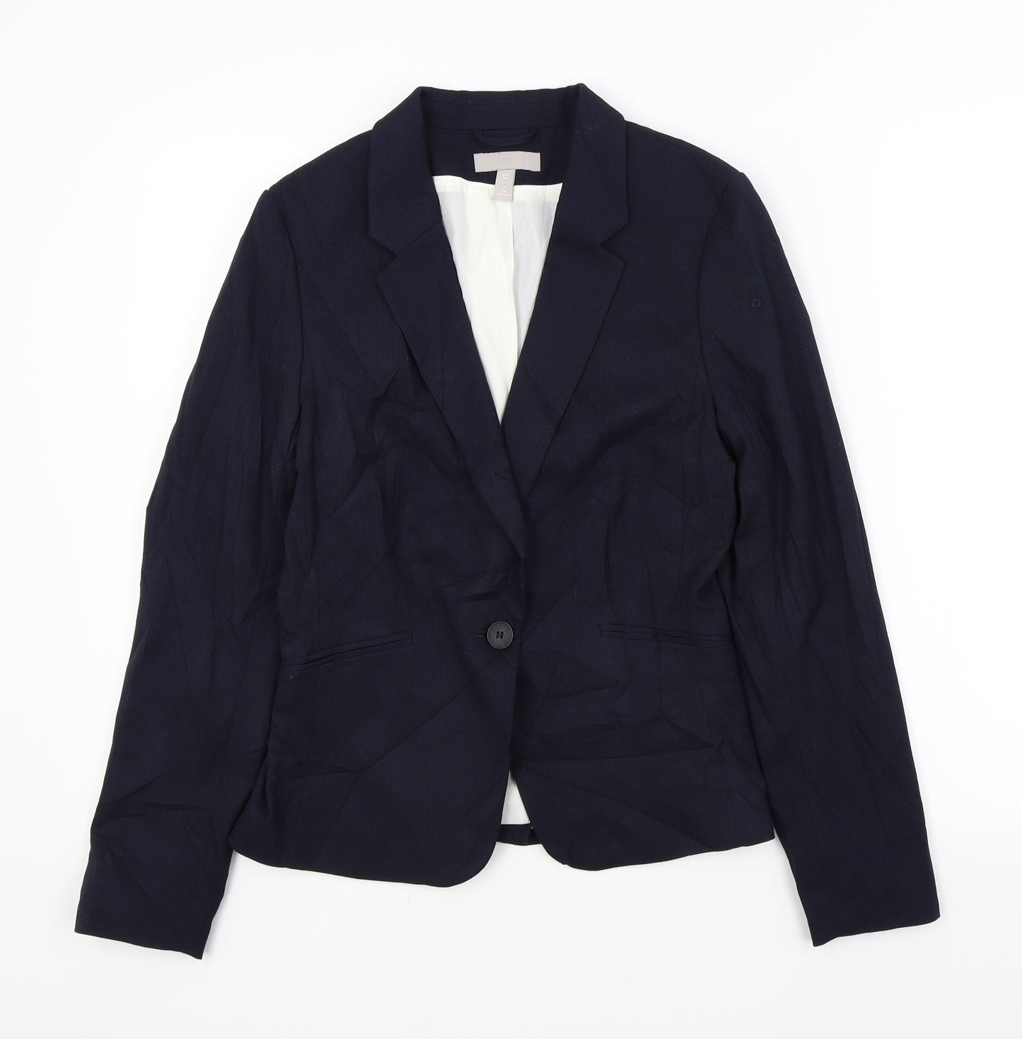 H&M Womens Blue   Gilet Jacket Size 8