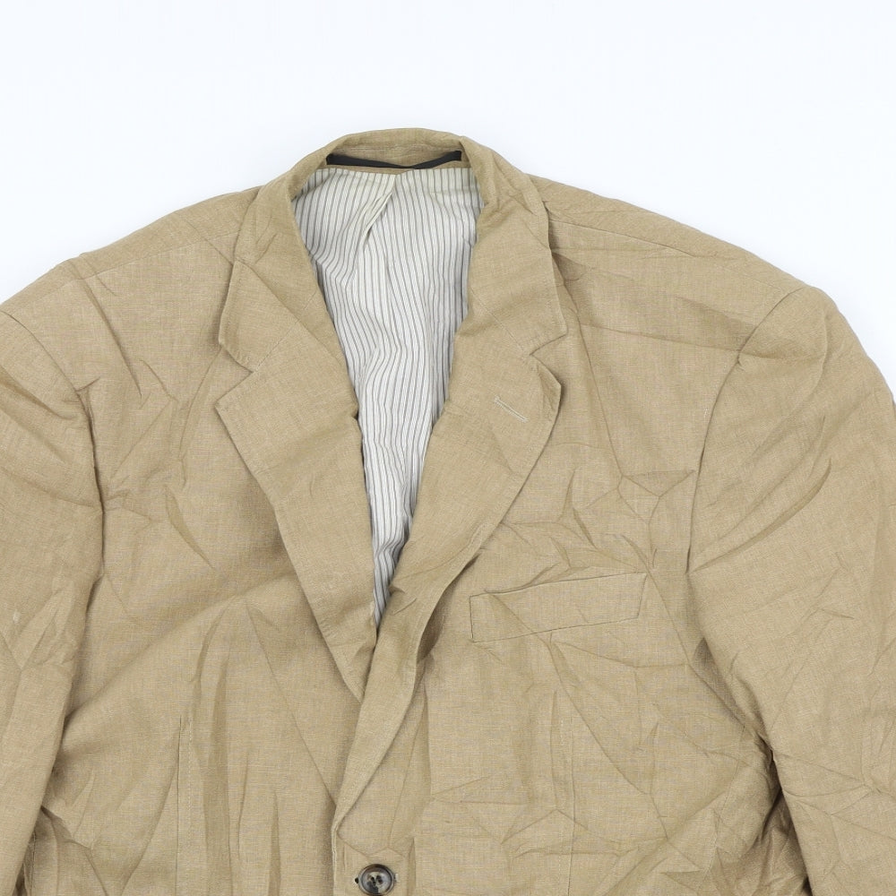 M&S Mens Beige   Jacket  Size L