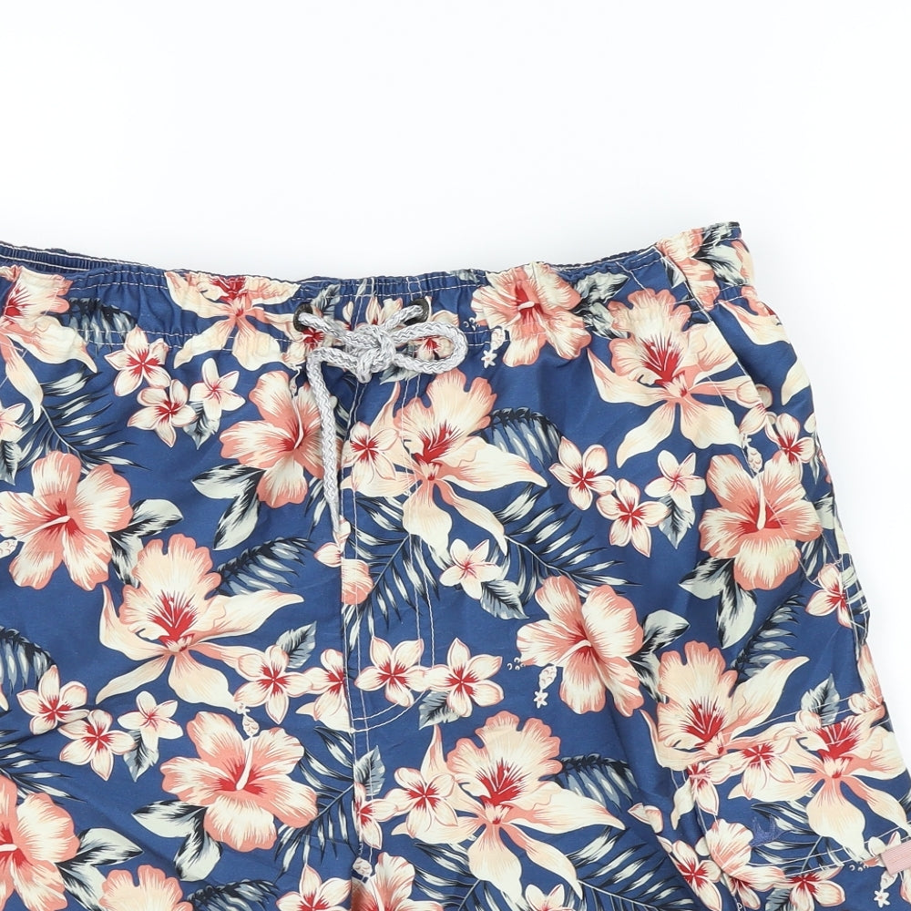 mantaray Mens Multicoloured Floral  Bermuda Shorts Size L
