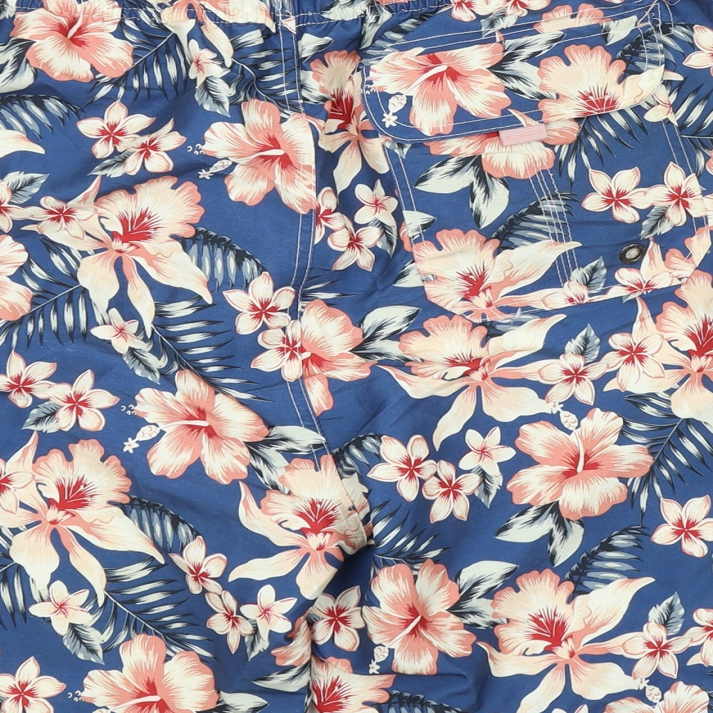 mantaray Mens Multicoloured Floral  Bermuda Shorts Size L