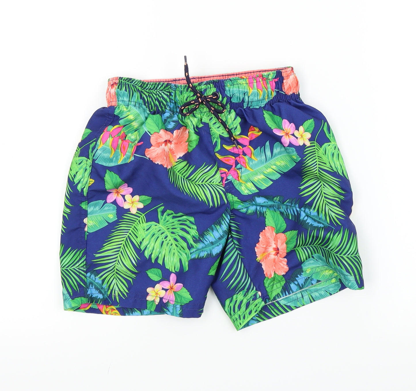 Primark Boys Multicoloured Floral  Bermuda Shorts Size 4 Years