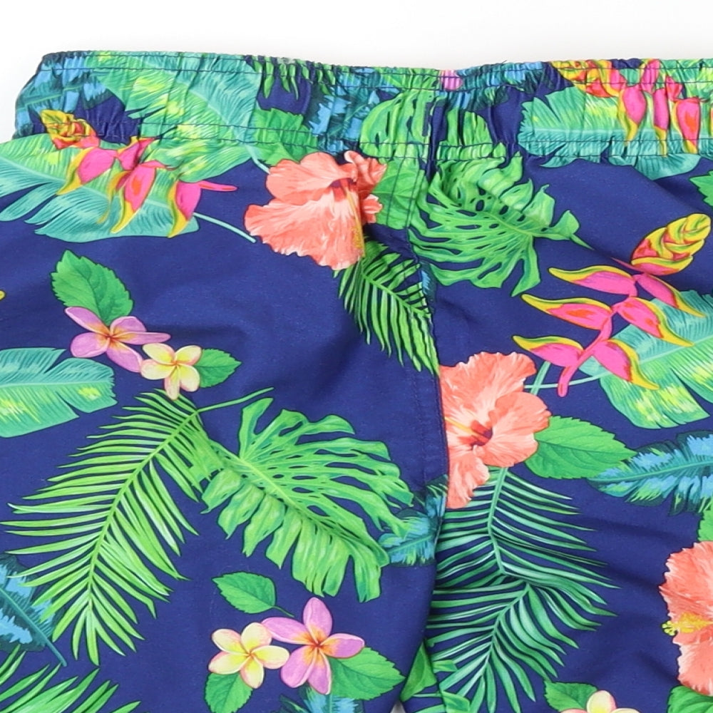 Primark Boys Multicoloured Floral  Bermuda Shorts Size 4 Years