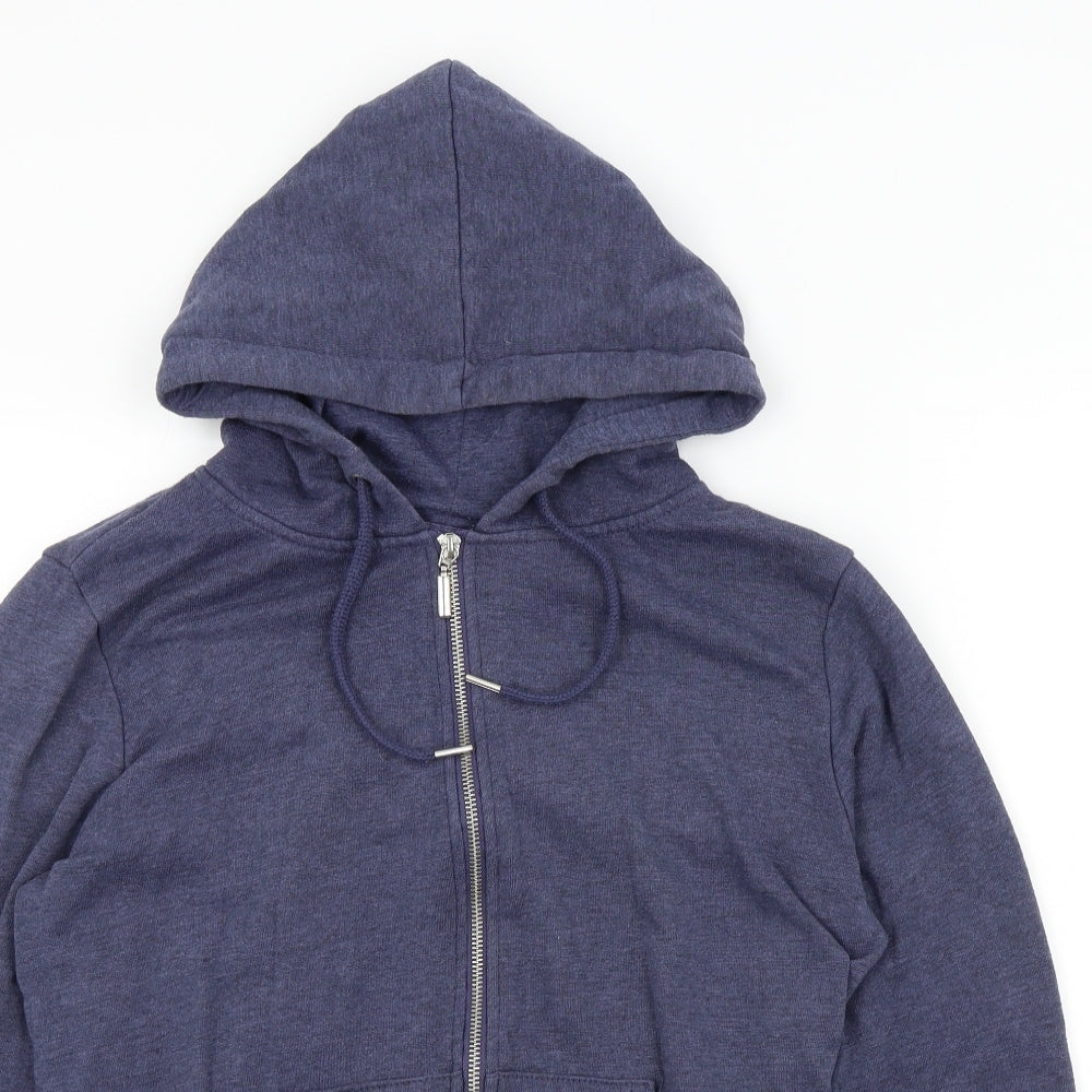 Primark Womens Blue   Full Zip Hoodie Size 14