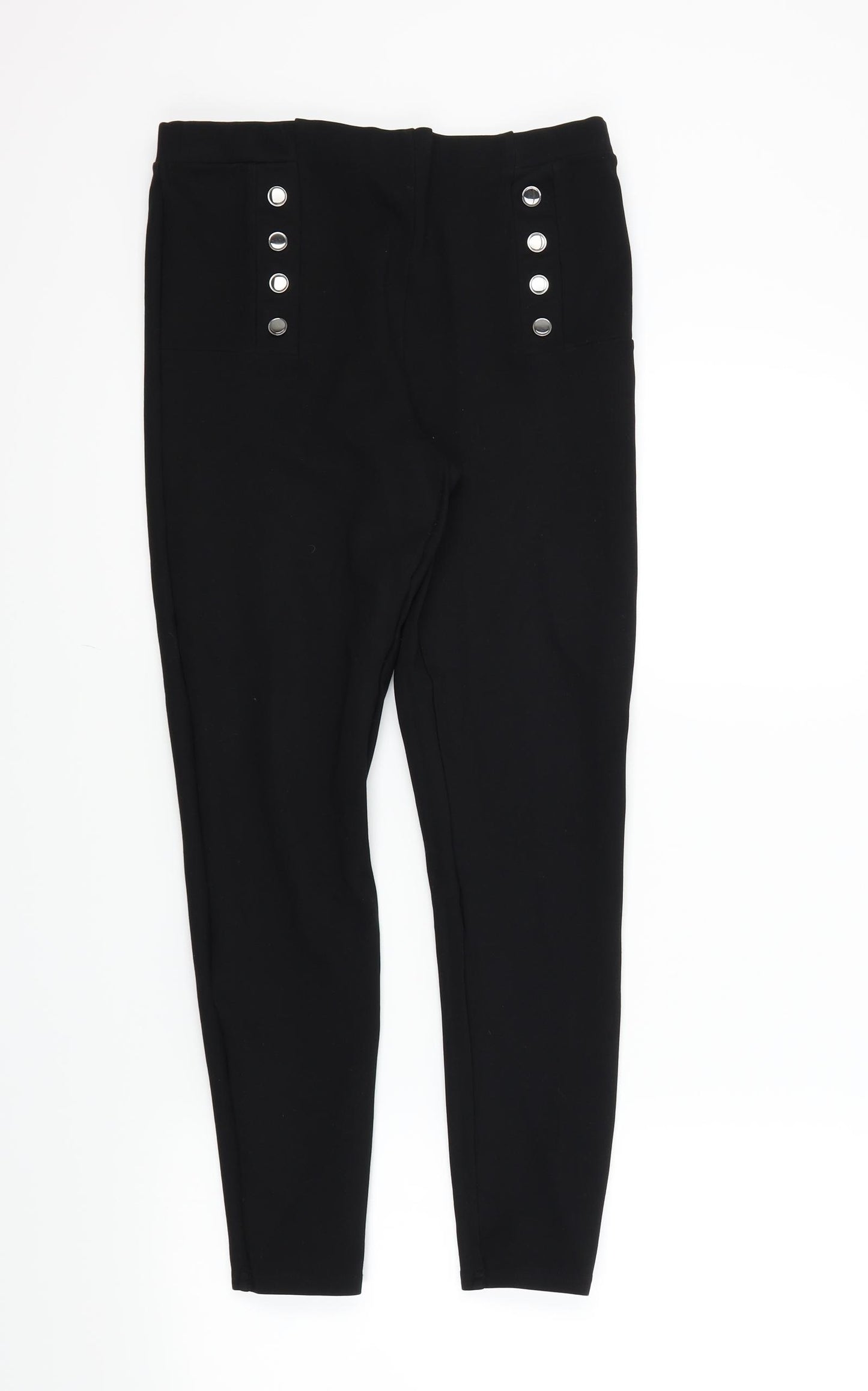 Papaya Womens Beige   Jegging Trousers Size 12 L26 in
