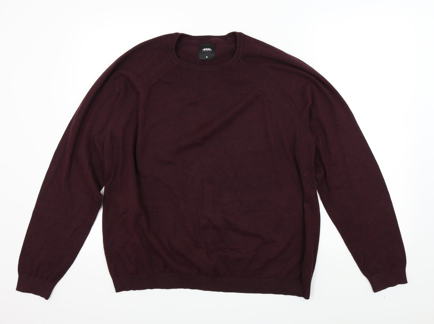 burton menswear Mens Red   Pullover Jumper Size XL