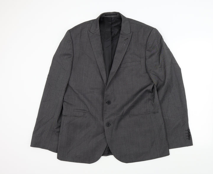 NEXT Mens Grey Jacket Suit Jacket Size L