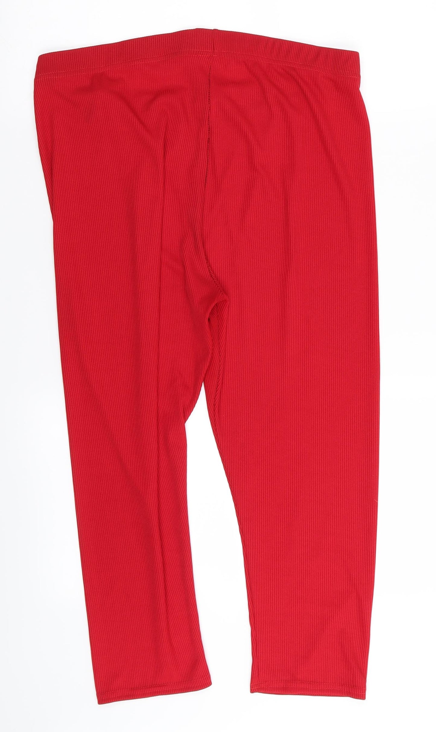 Preworn Womens Red   Capri Trousers Size 32 in L20 in