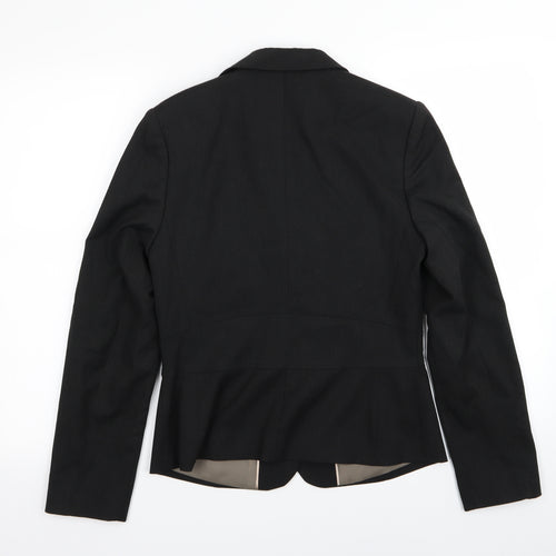 AMARANTO Womens Black   Jacket Blazer Size 10