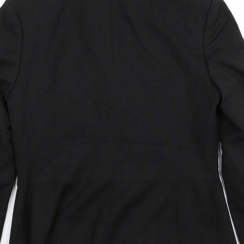 AMARANTO Womens Black   Jacket Blazer Size 10