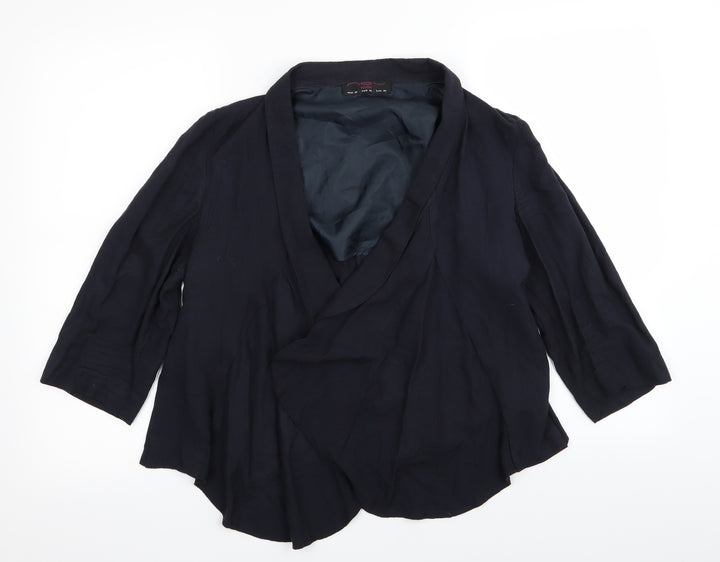 New Look Womens Blue Jacket Blazer Size 12