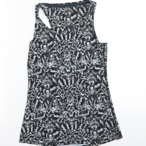 F&F Womens Multicoloured Geometric  Basic Tank Size 8