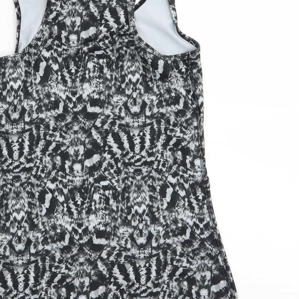 F&F Womens Multicoloured Geometric  Basic Tank Size 8