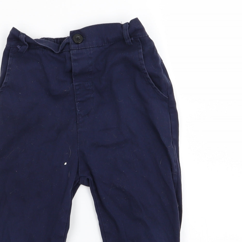 Preworn Boys Blue   Chino Trousers Size 6 Years