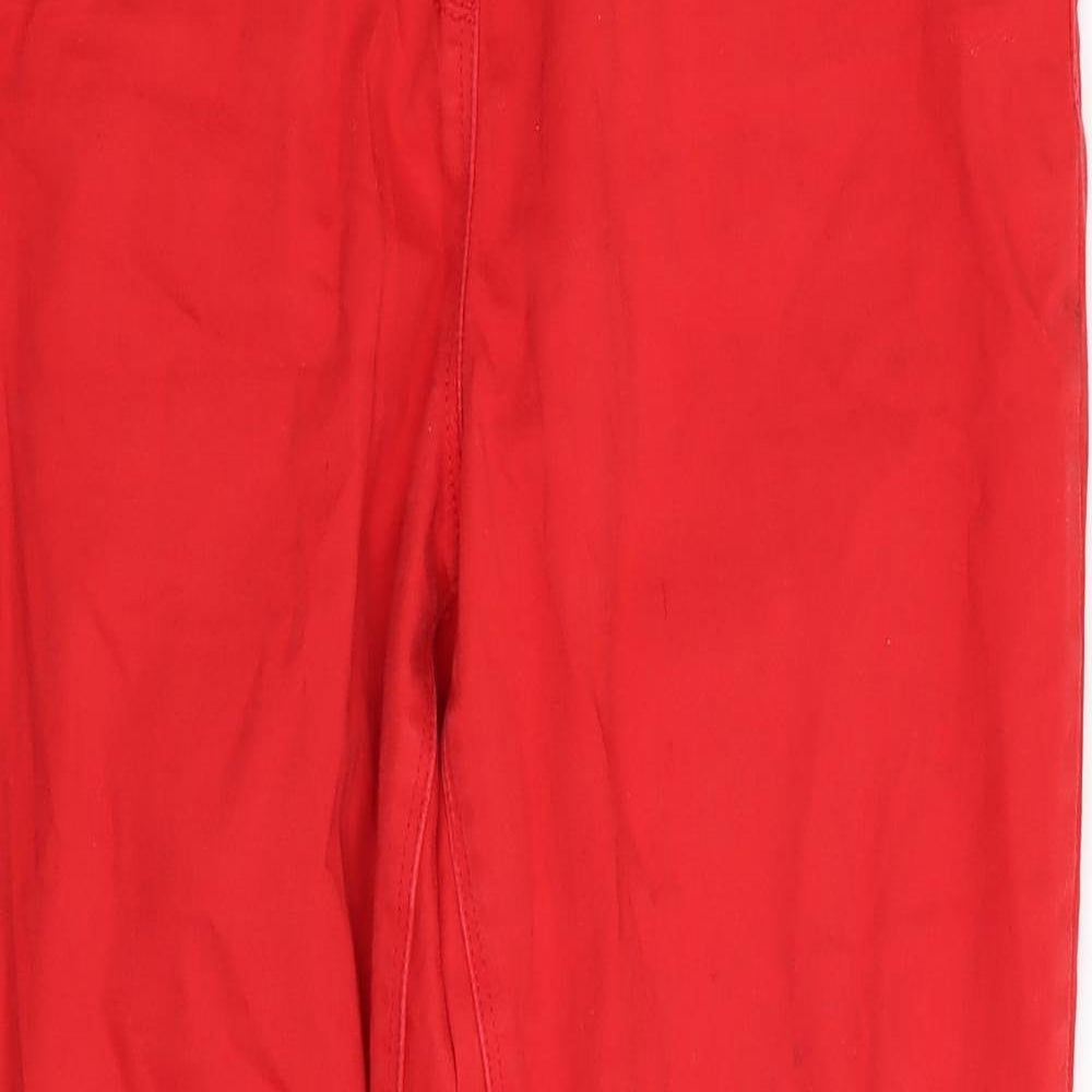 Asda George Womens Red   Jegging Leggings Size 14 L28 in - Stretch waistband