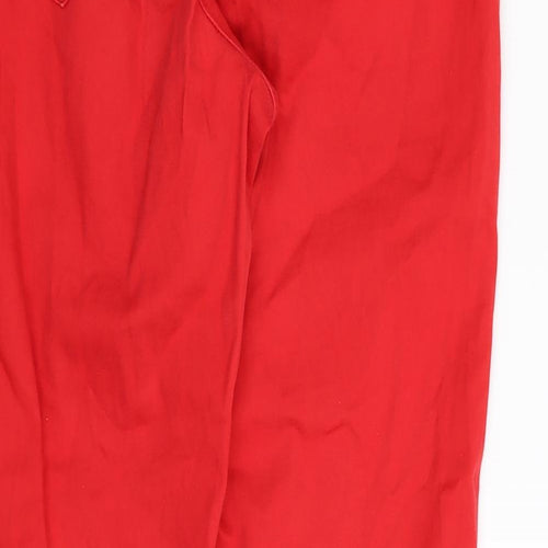 Asda George Womens Red   Jegging Leggings Size 14 L28 in - Stretch waistband