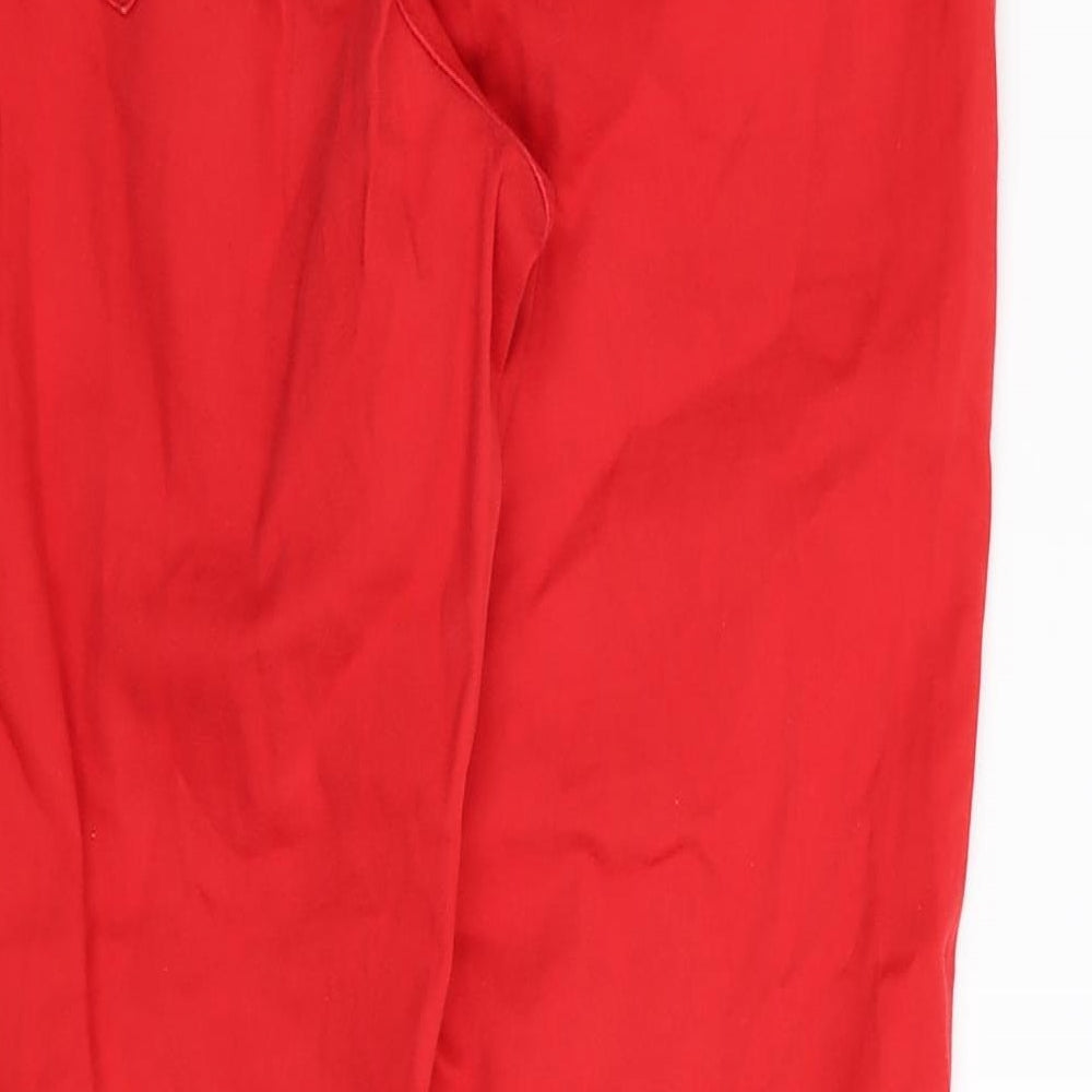 Asda George Womens Red   Jegging Leggings Size 14 L28 in - Stretch waistband