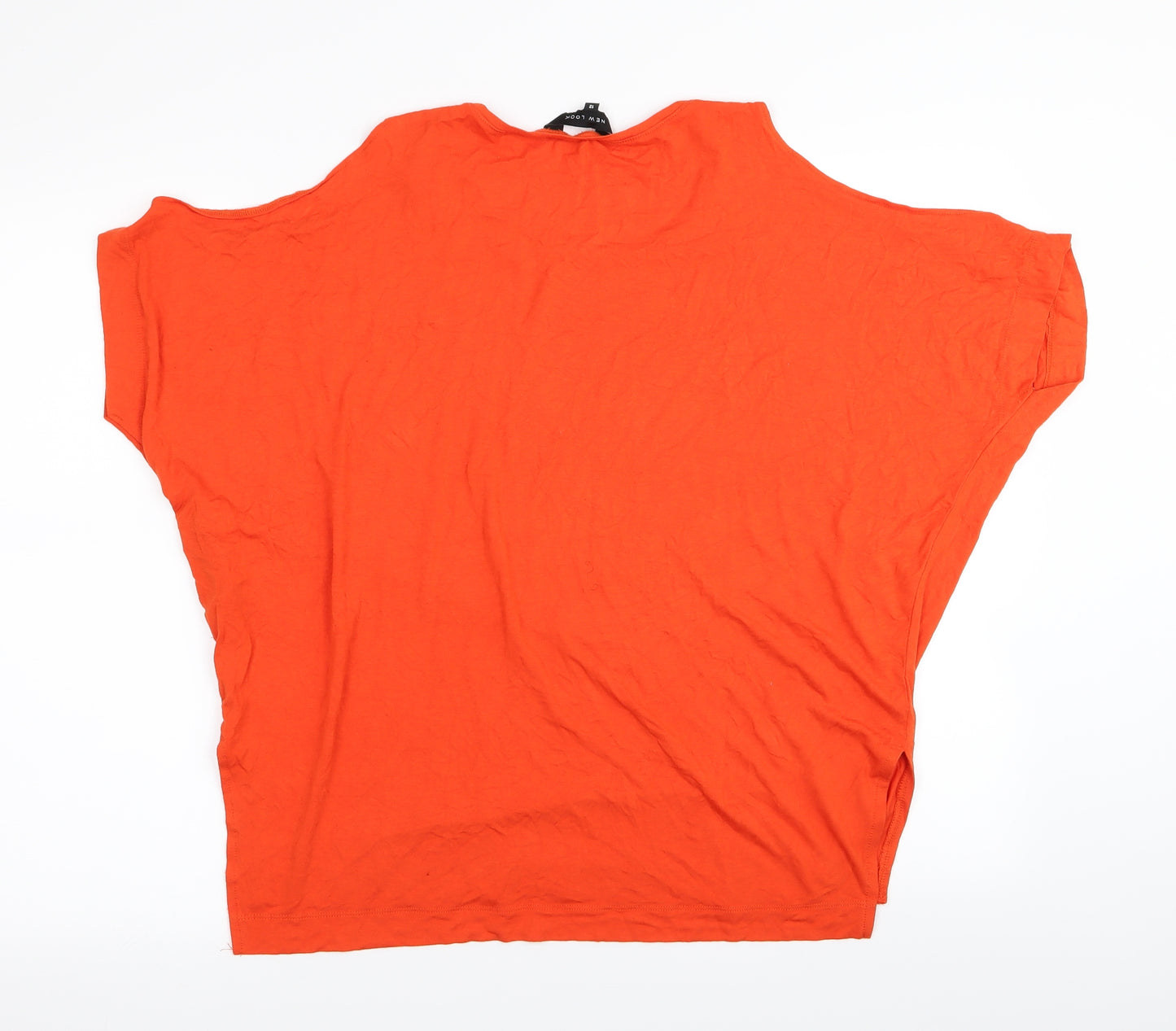 New Look Womens Orange   Basic T-Shirt Size 12