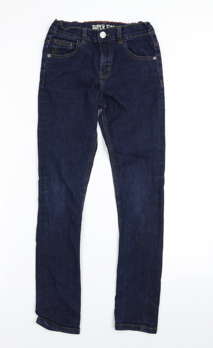 M&Co Girls Blue Skinny Jeans Size 9 Years