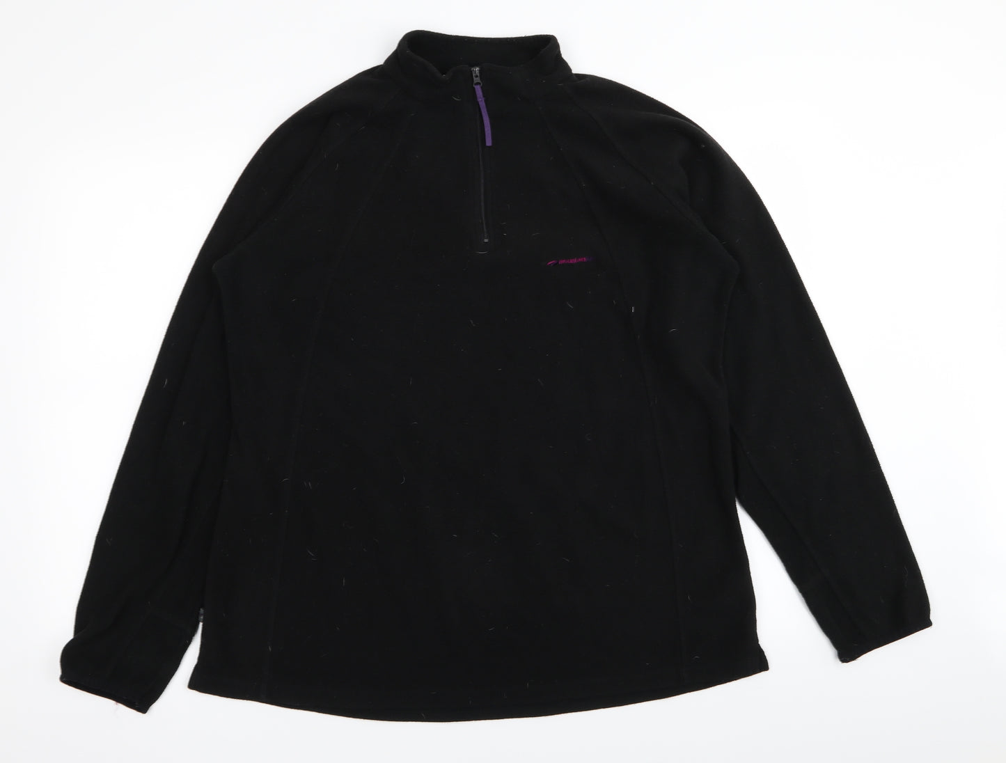 Mountain Life Womens Black   Pullover Jumper Size 18  - fleece