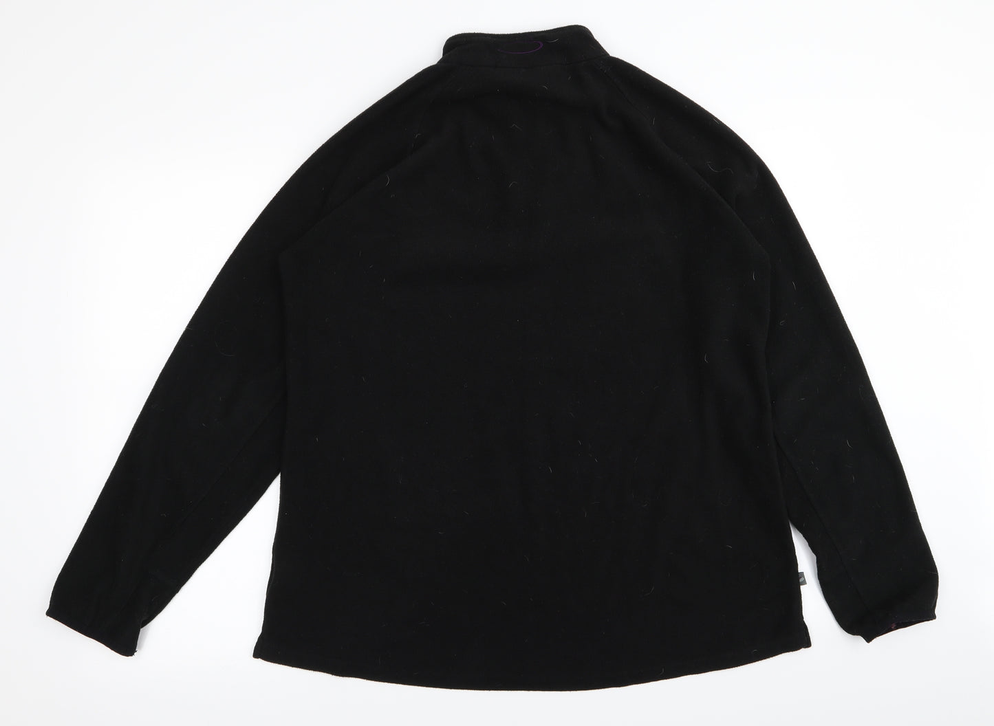 Mountain Life Womens Black   Pullover Jumper Size 18  - fleece