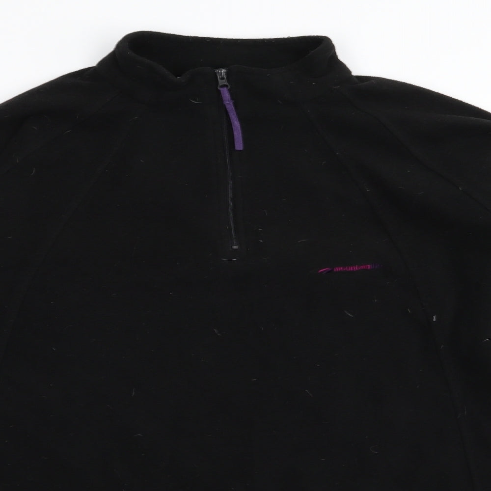 Mountain Life Womens Black   Pullover Jumper Size 18  - fleece