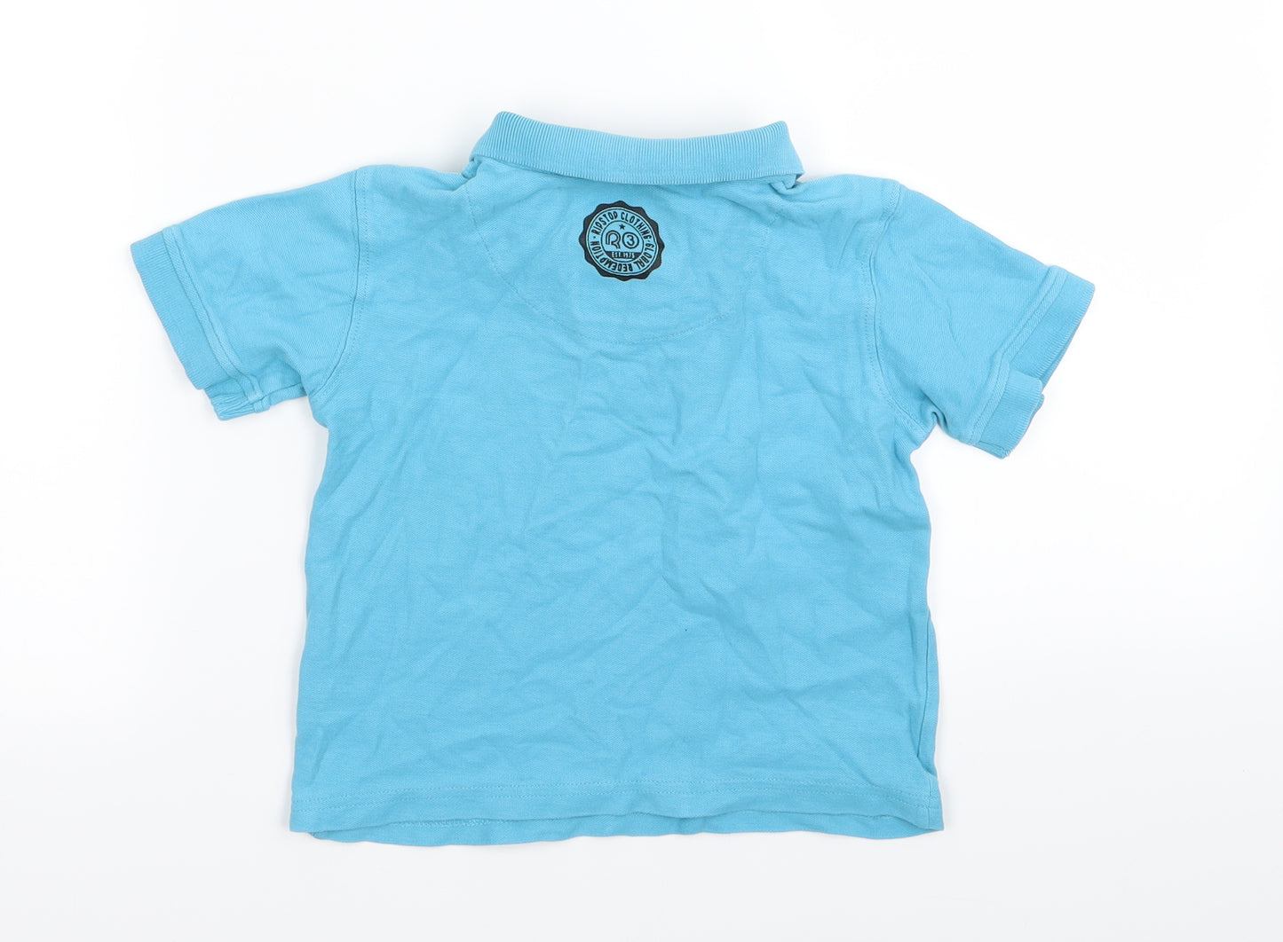 ripstop Boys Blue   Basic Polo Size 4-5 Years