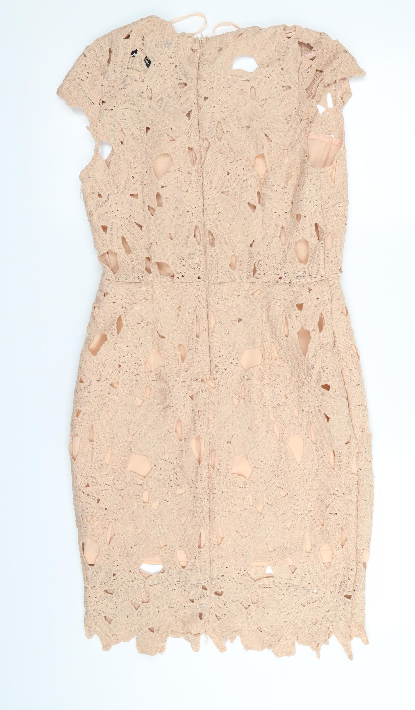 AX Paris Womens Pink Floral  Bodycon  Size 12