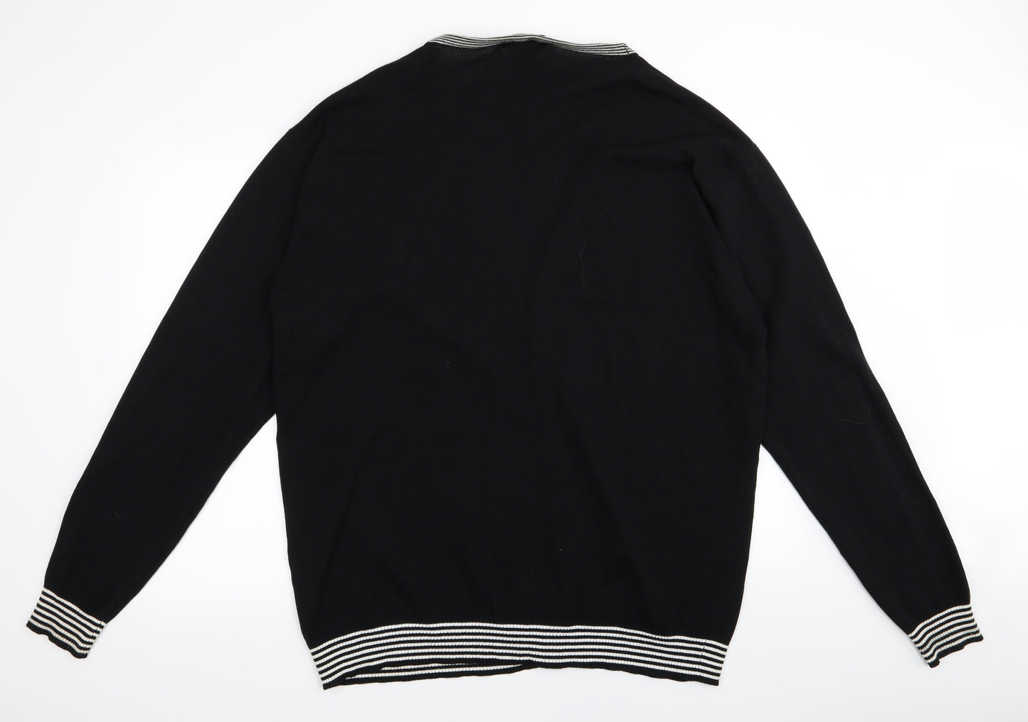 Jacamo Mens Black   Cardigan Jumper Size XL