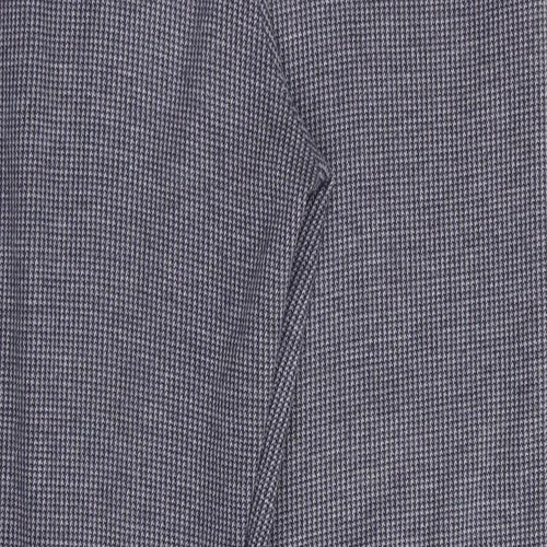 Preworn Womens Blue Houndstooth  Trousers  Size 30 in L27 in