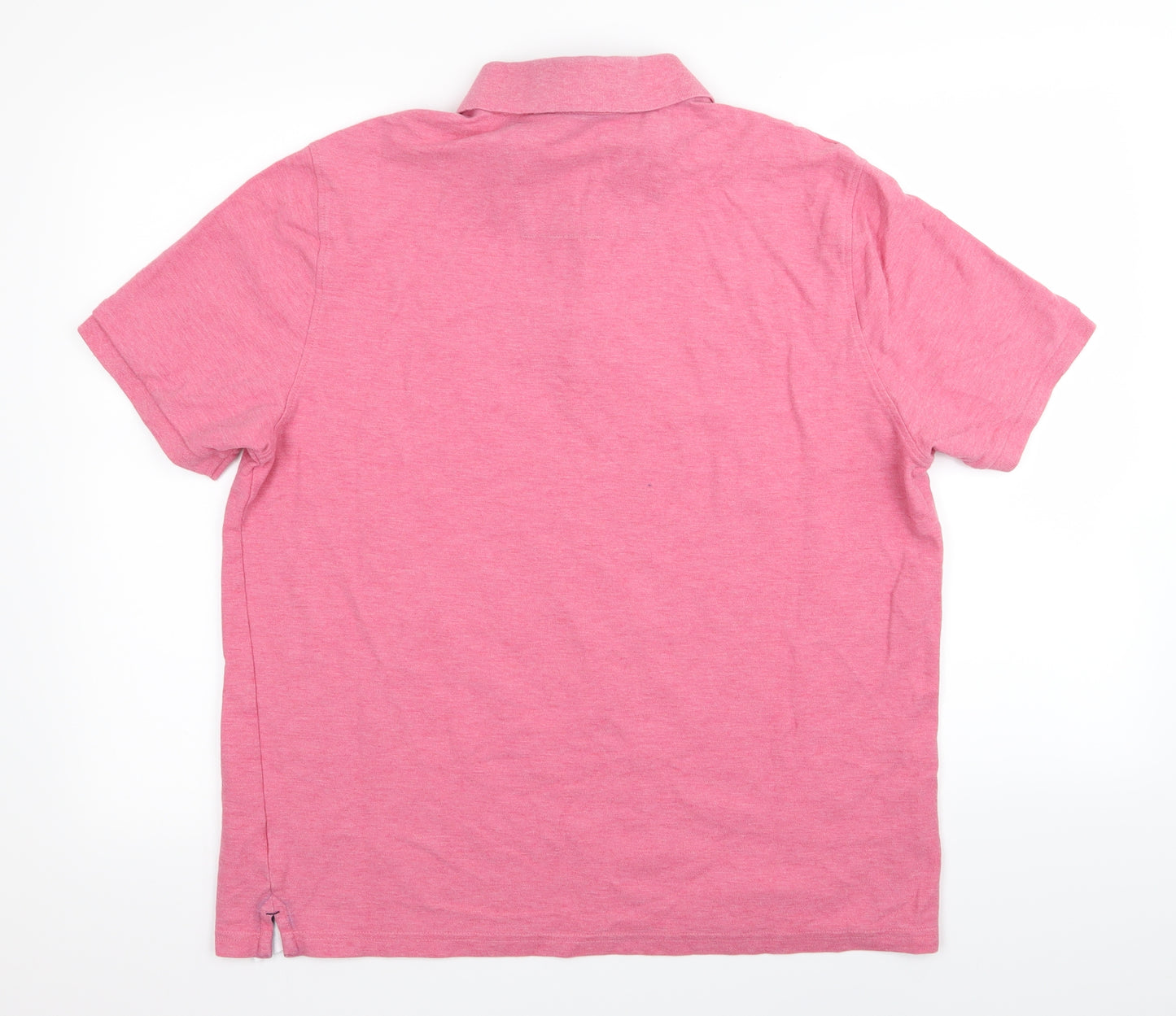 m&s Mens Pink    Polo Size XL