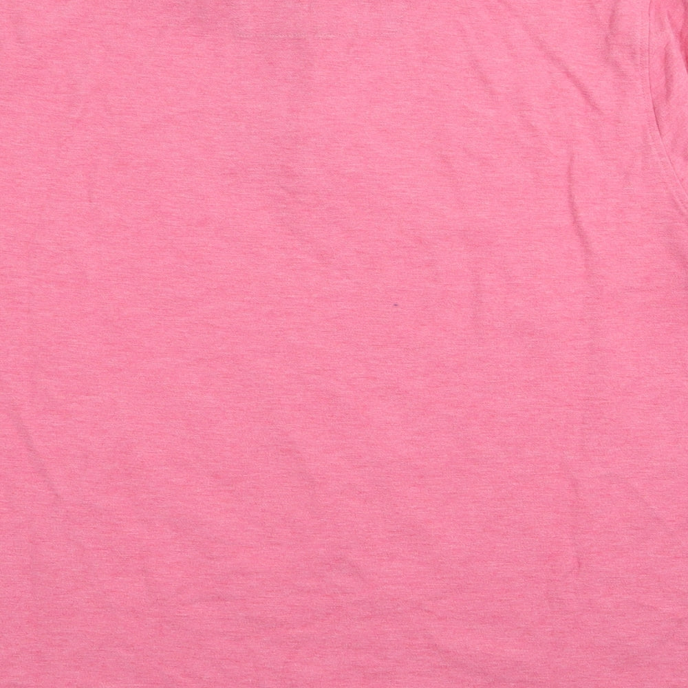 m&s Mens Pink    Polo Size XL