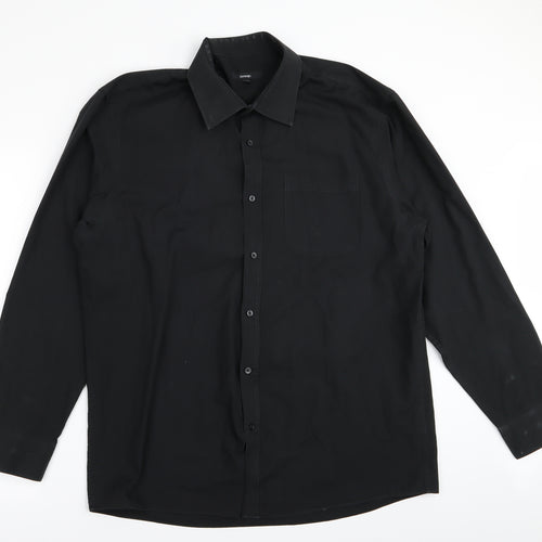 Asda George Mens Black    Dress Shirt Size 16.5