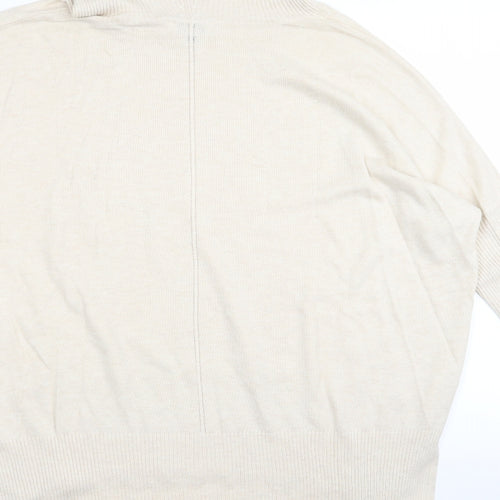 Miss Selfridge Womens Beige   Pullover Jumper Size 12