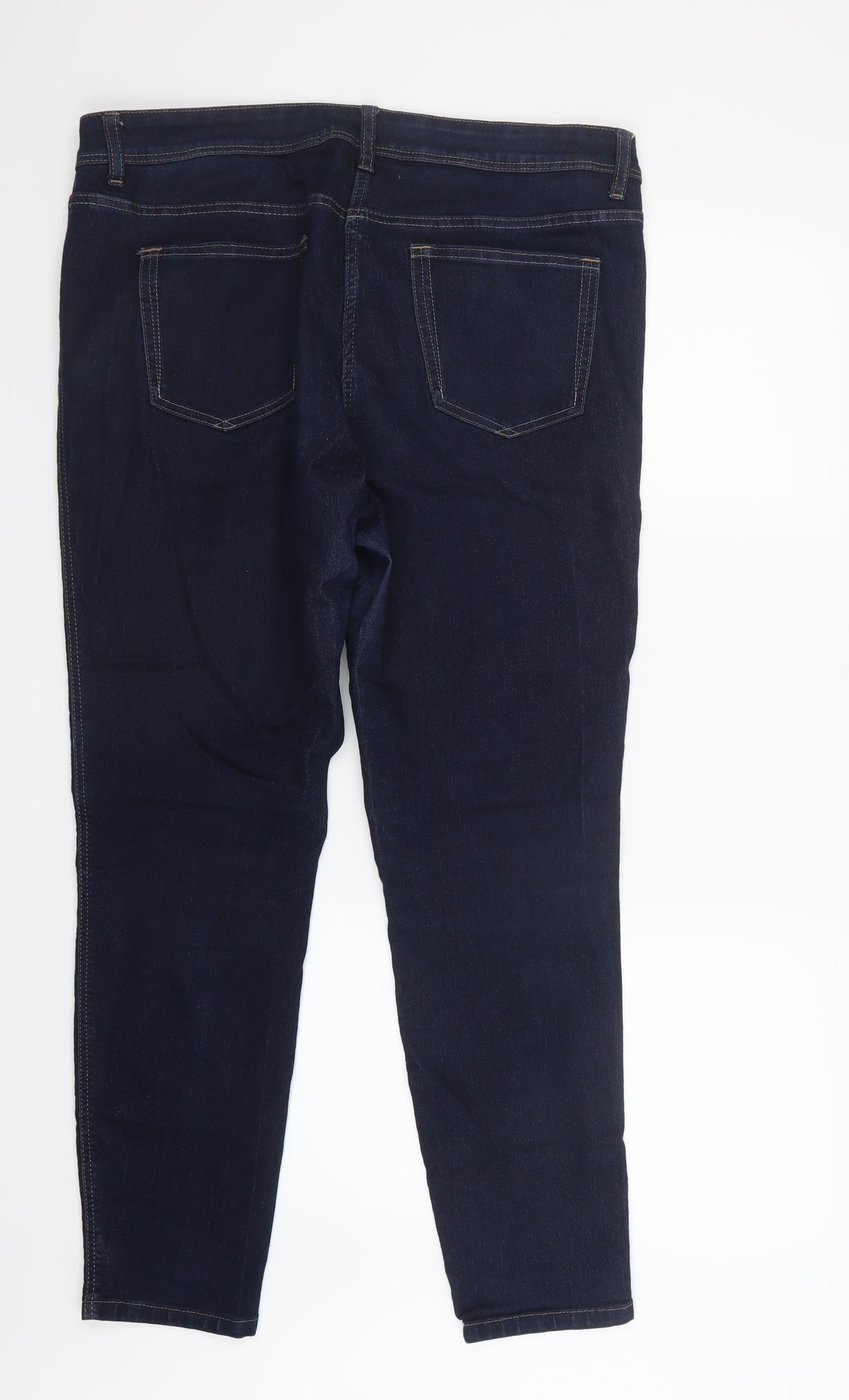 NEXT Womens Blue  Denim Skinny Jeans Size 16 L28 in