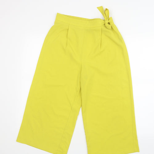 George Womens Yellow   Cropped Trousers Size 8