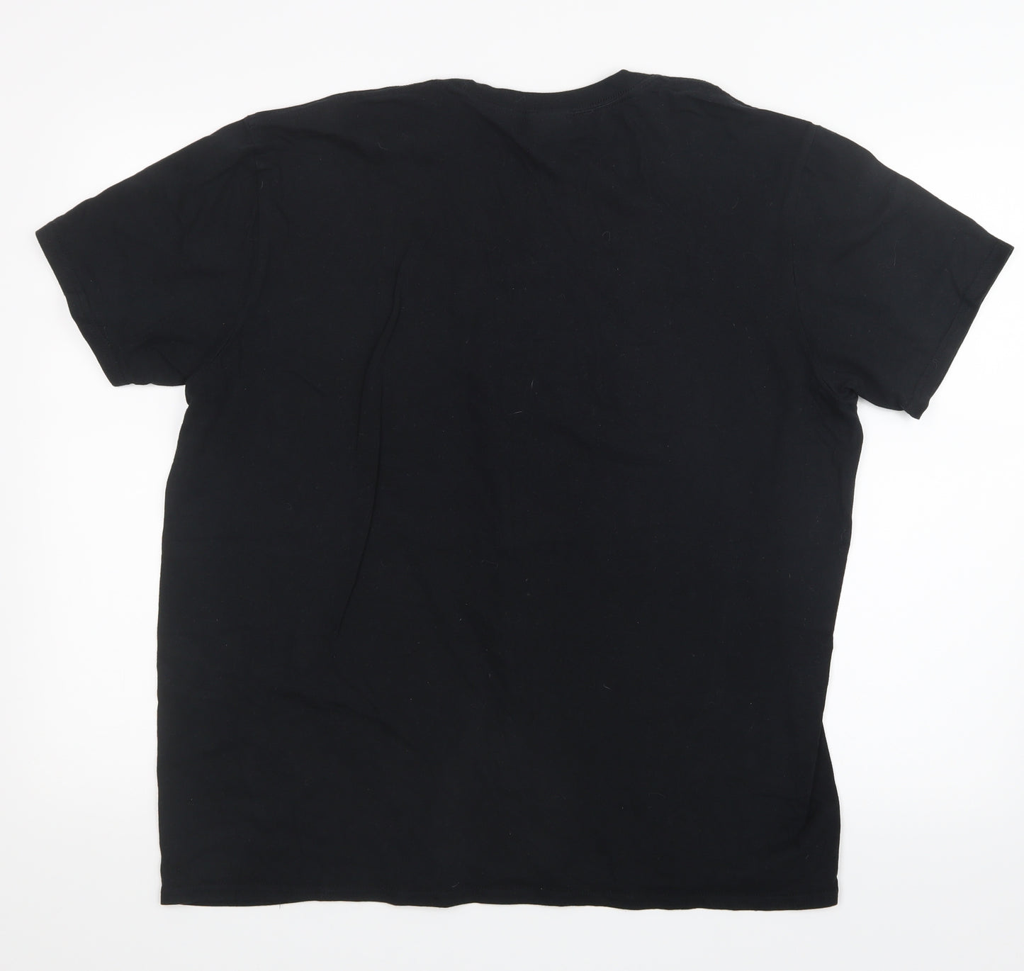 Atticus Mens Black    T-Shirt Size L