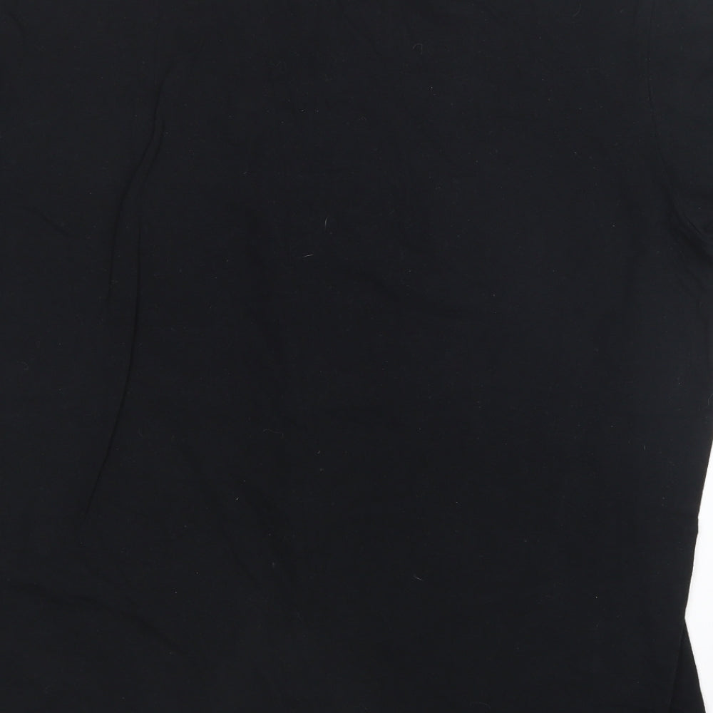 Atticus Mens Black    T-Shirt Size L