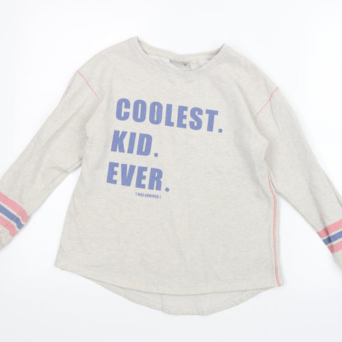 NEXT Girls Beige   Pullover Jumper Size 10 Years
