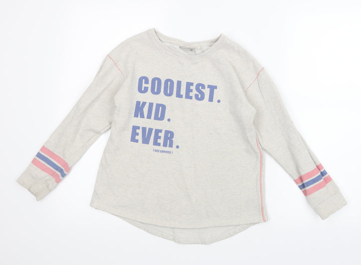 NEXT Girls Beige   Pullover Jumper Size 10 Years