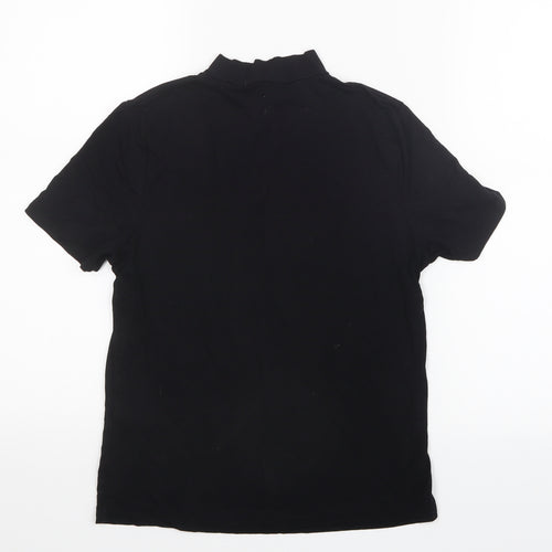 Red Herring Womens Black   Basic T-Shirt Size 12
