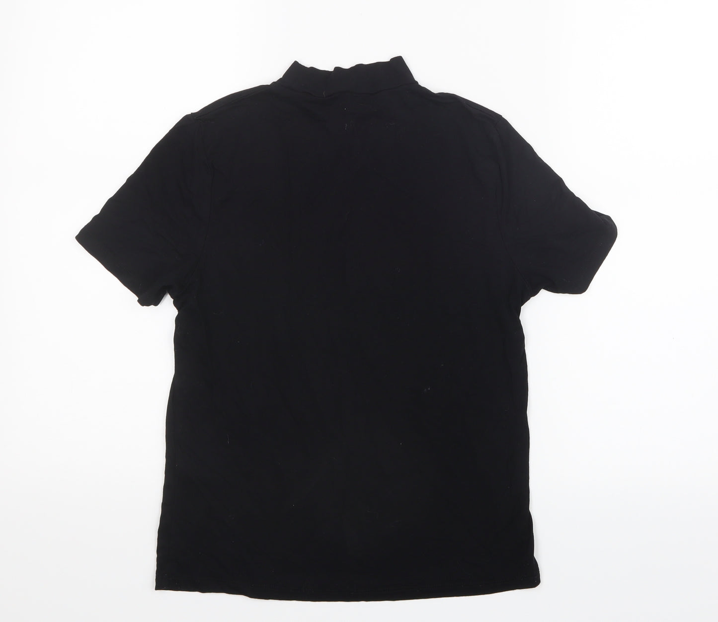 Red Herring Womens Black   Basic T-Shirt Size 12