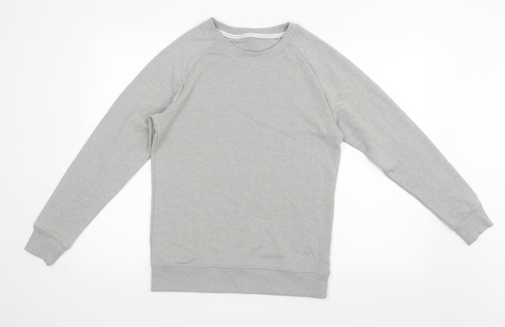 Russell Mens Grey Pullover Jumper Size S