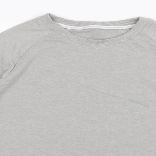 Russell Mens Grey   Pullover Jumper Size S