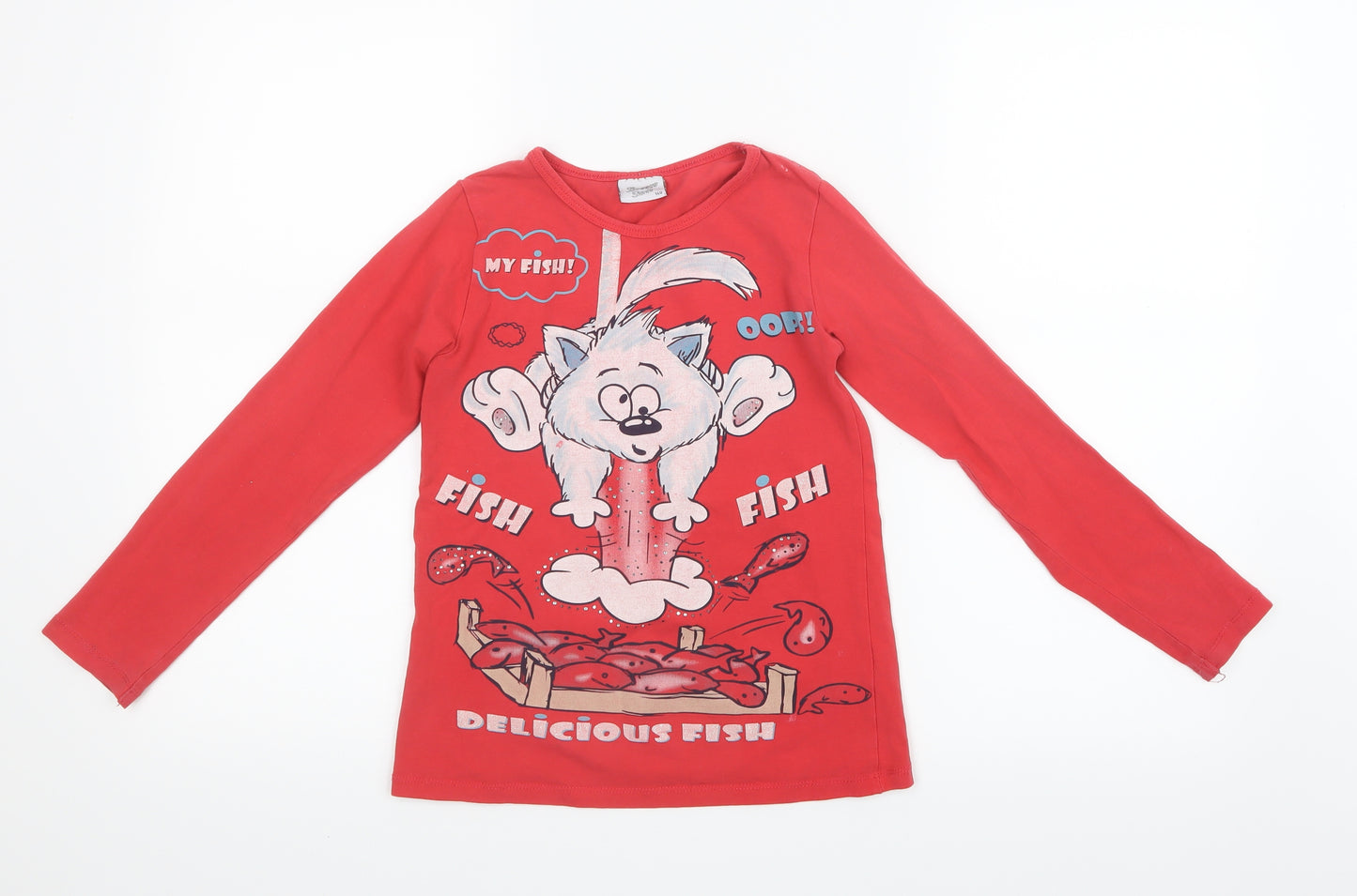 Breeze Girls Girls Pink   Basic T-Shirt Size 10 Years