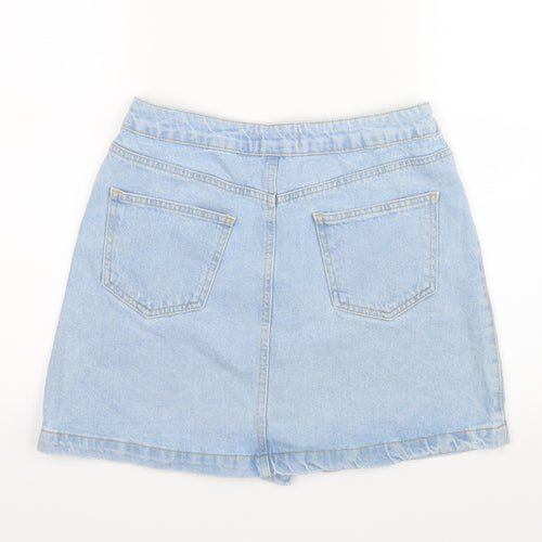 New Look Womens Blue  Denim Straight & Pencil Skirt Size 10
