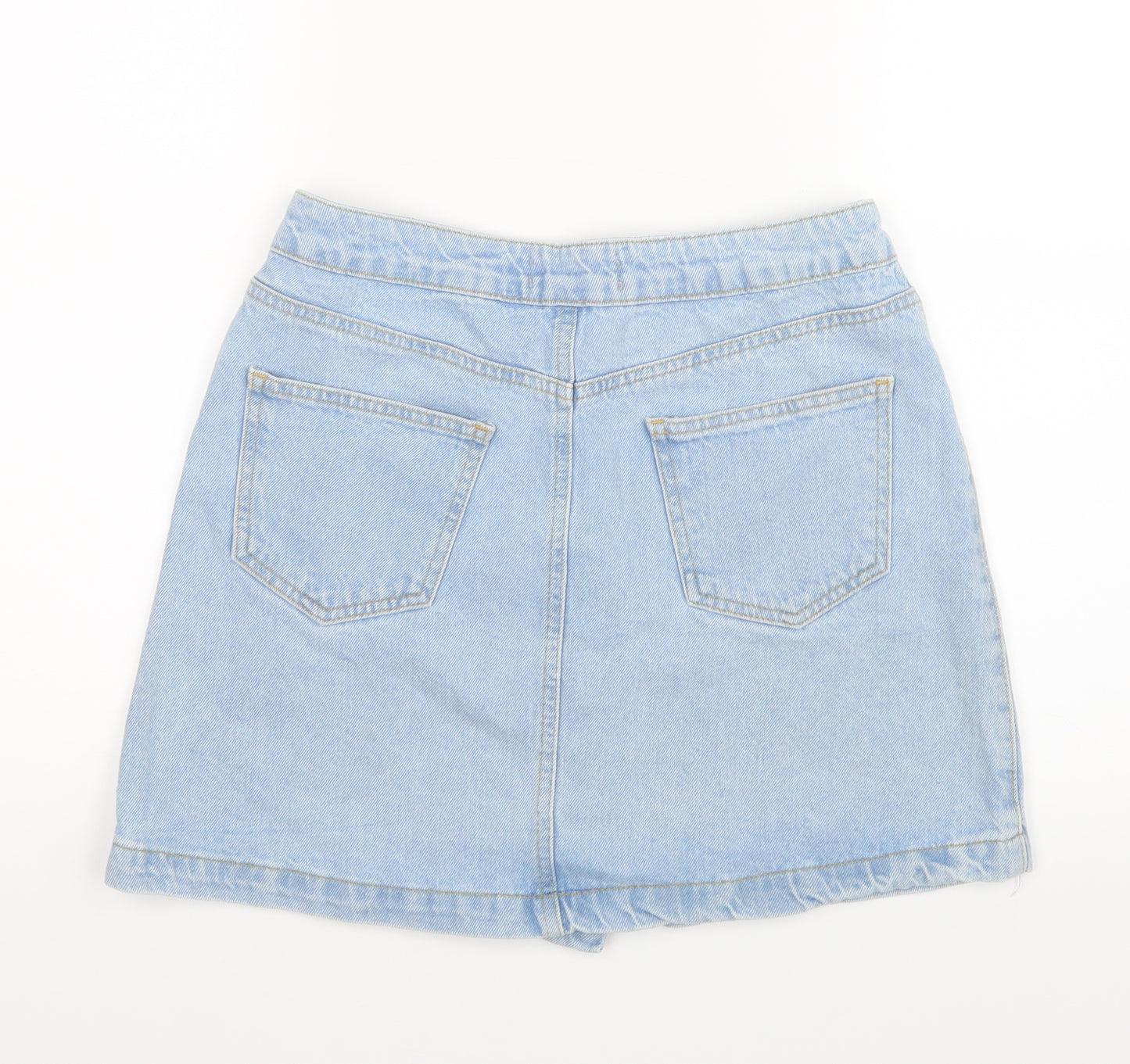 New Look Womens Blue  Denim Straight & Pencil Skirt Size 10