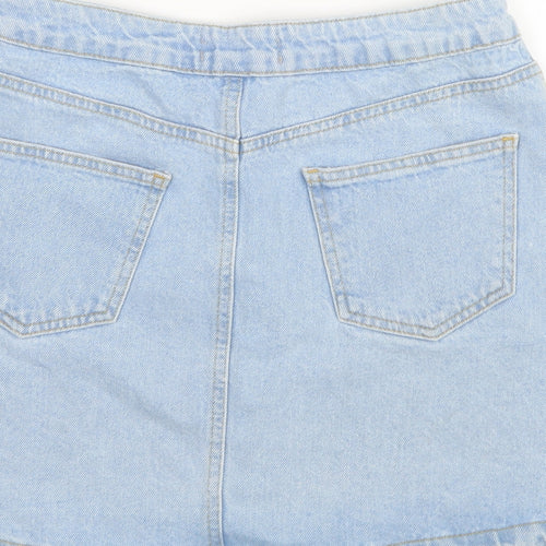 New Look Womens Blue  Denim Straight & Pencil Skirt Size 10