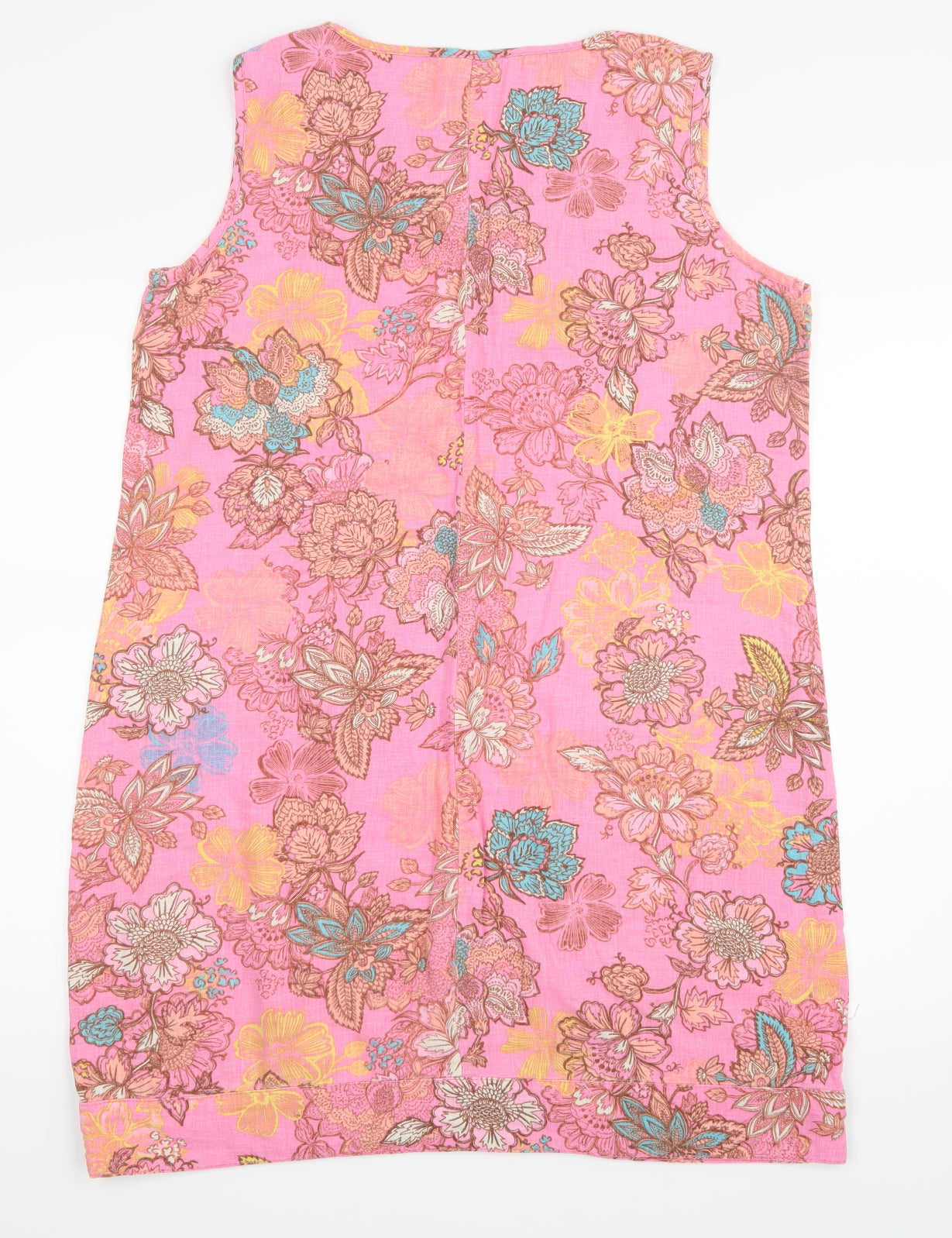 NEXT Womens Pink Geometric  Tank Dress  Size 16