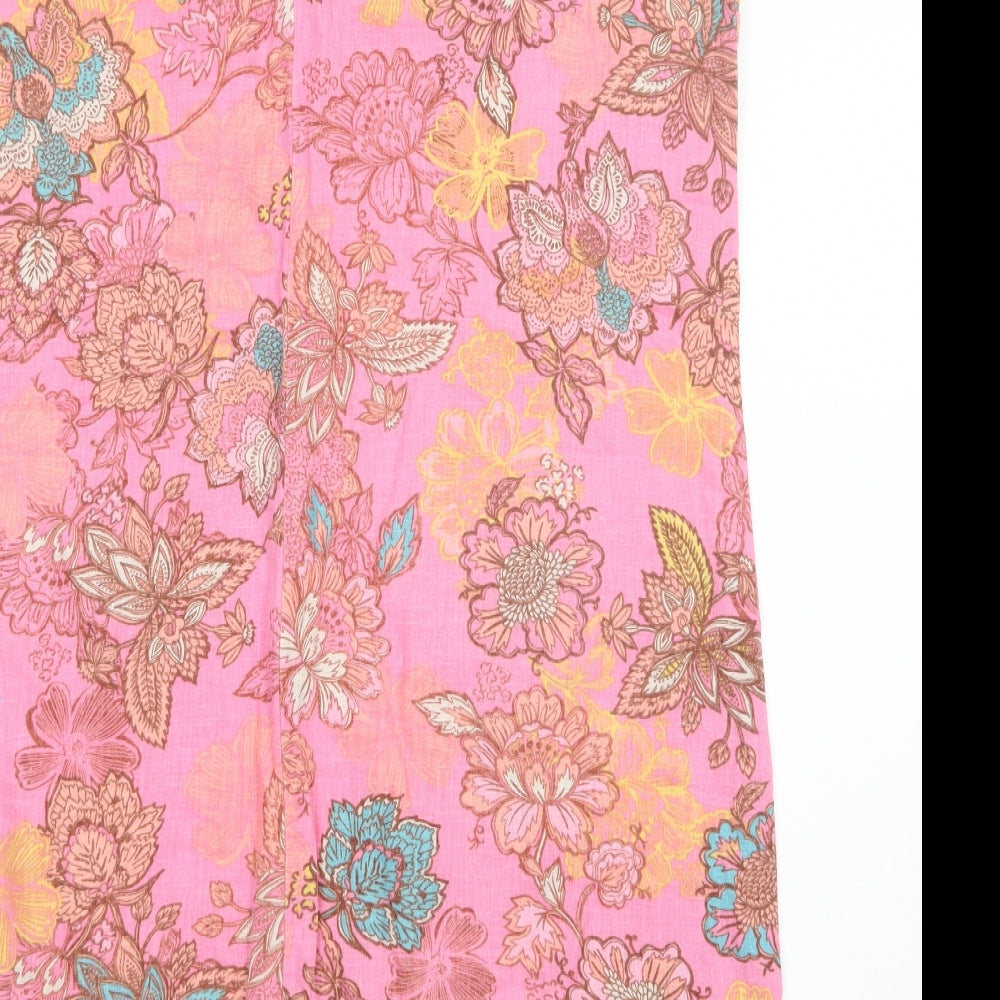 NEXT Womens Pink Geometric  Tank Dress  Size 16