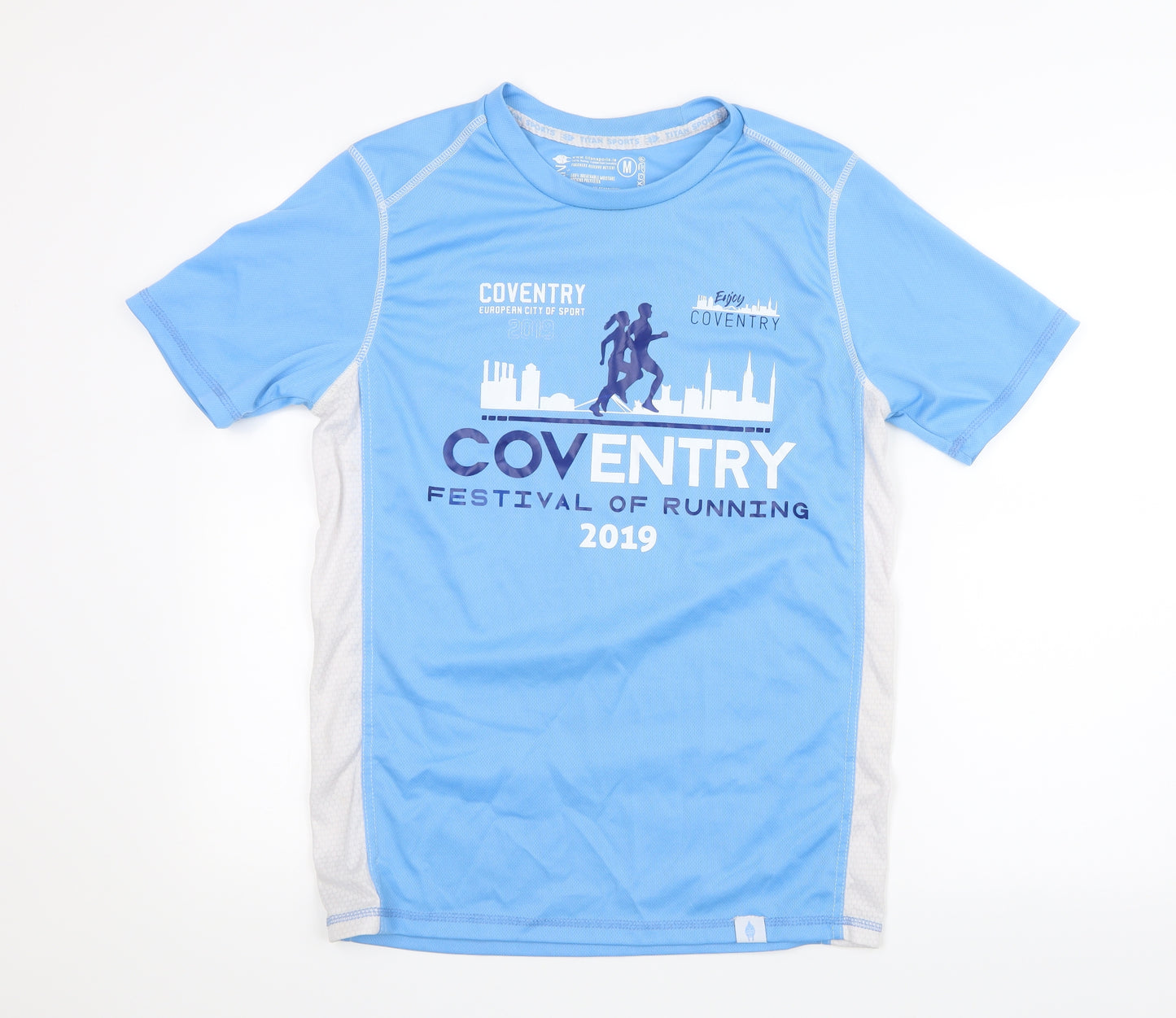 Titan Mens Blue   Basic T-Shirt Size M